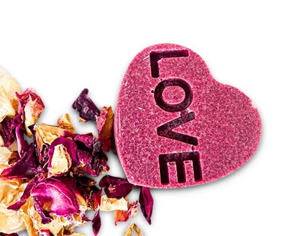Dusch-Bar Rose Herz Aktionsprodukt, Naturkosmetik Naturtante